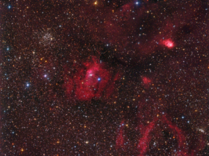 M 52 + NGC 7635